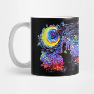 The Haunting of van Gogh with border Mug